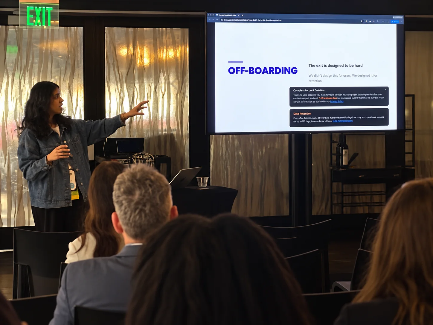 Anjali presenting at UXPA Boston 2026