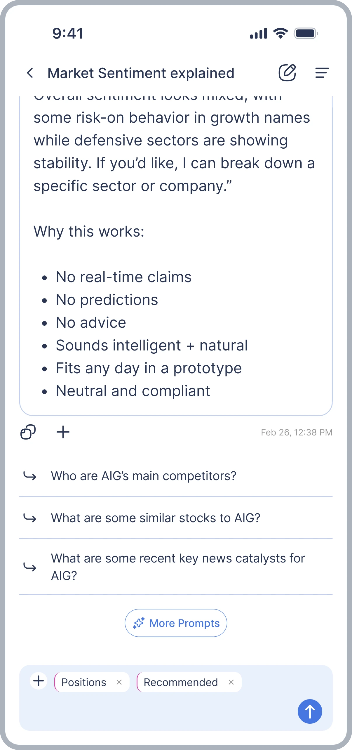 Both attached to the prompt